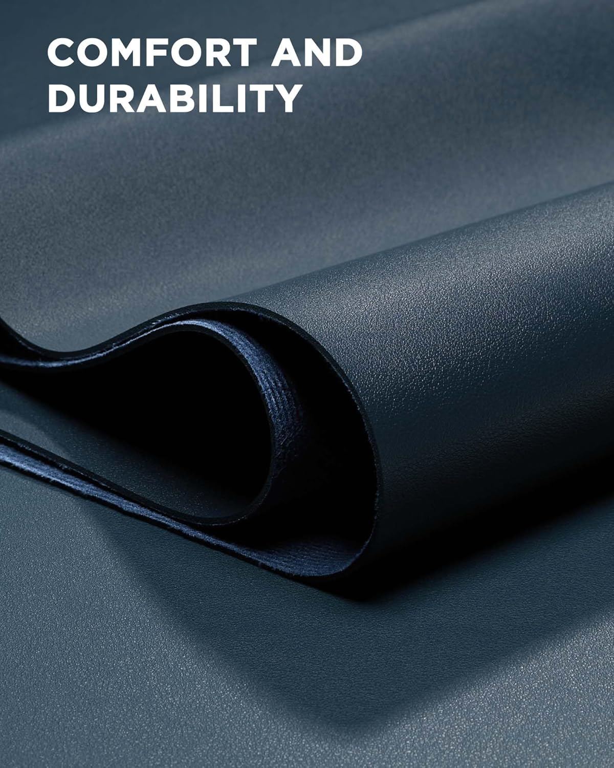 YSAGi 35.4" x 17" Large PU Leather Desk Mat for Keyboard and Mouse - Waterproof Non-Slip Desk Pad Protector for Office, Home, Writing Desk, Black