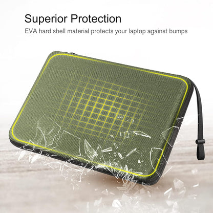 FINPAC Hard Laptop Sleeve Case for MacBook Neo A18 Pro,13 inch MacBook Air 2026 M5/M4/M3/M2/M1,14 inch MacBook Pro 2026 M5/M4/M3/M2 Pro/Max,Waterproof Case for Dell,Surface Laptop,HP,Acer,Black | Hard