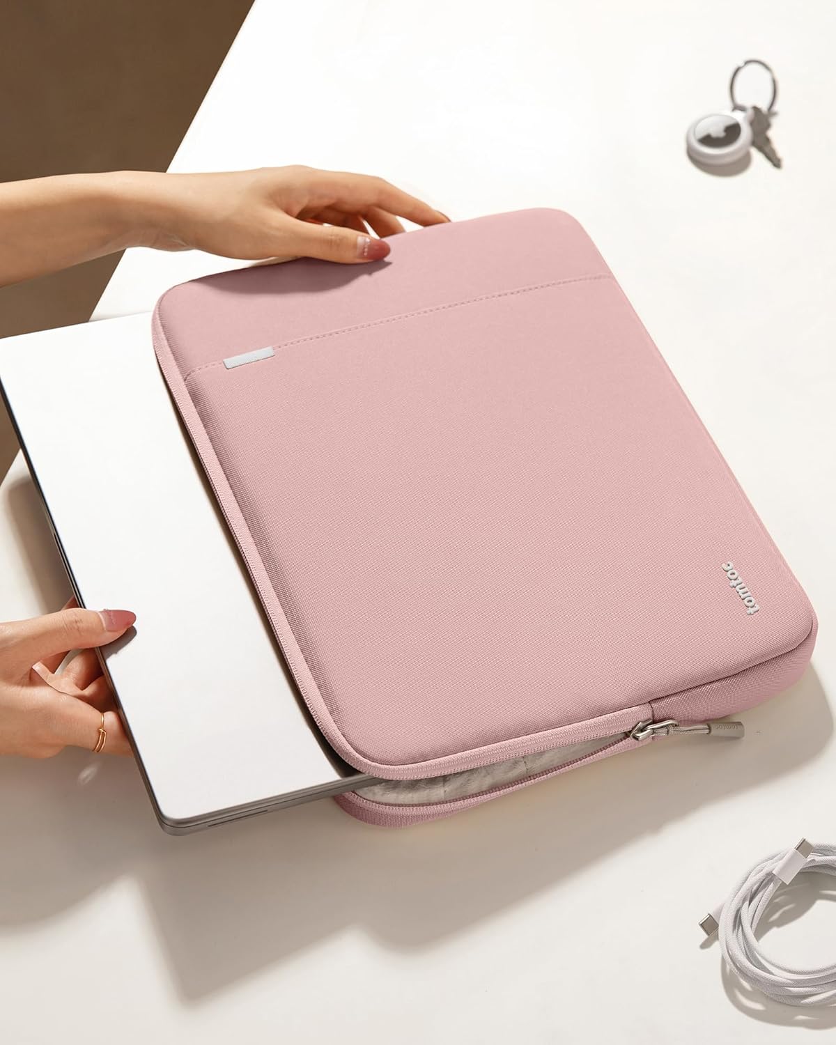 tomtoc 360° Protective Tablet Sleeve for 2026 iPad Air 11-inch (M4/M3/M2), iPad Pro 11-inch (M5/M4/4th/3rd/2nd/1st Gen) with Magic Keyboard/Smart Keyboard Folio, 11" iPad Water-Resistant Tablet Case