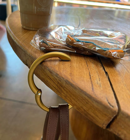 Clipa Bag Hanger - The Ring that Opens Into a Hook, Closes Automatically | Hangs Almost Anywhere in Just 1/2" of Space | Holds 33 lbs | 9 Styles | 3 yr Warranty