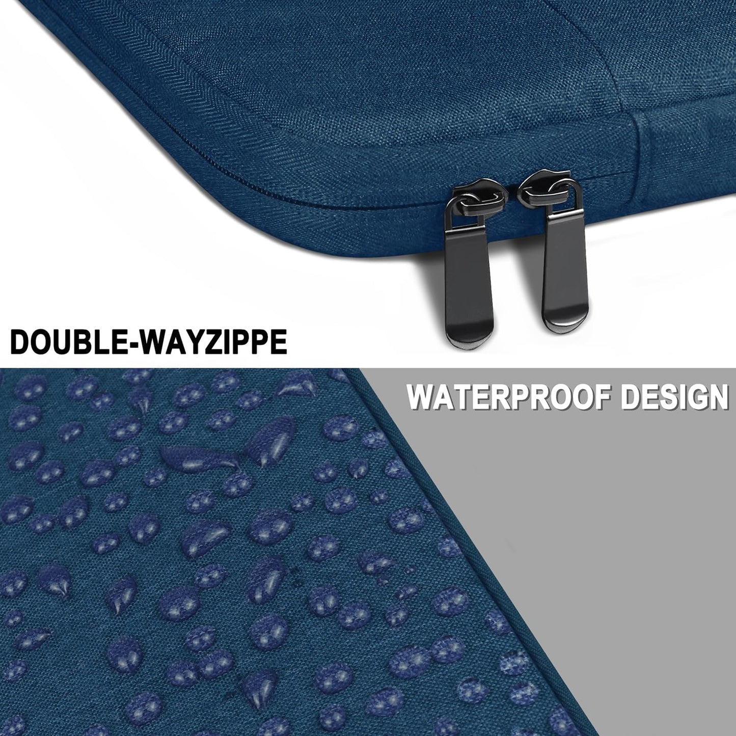 Laptop Sleeve 14 Inch, Water Resistant Traveling Computer Cover with Handle, Shockproof Protective Carrying Laptop Case Compatible for 14 Inch MacBook Air/Pro, HP, Dell, Asus, Lenovo, Black