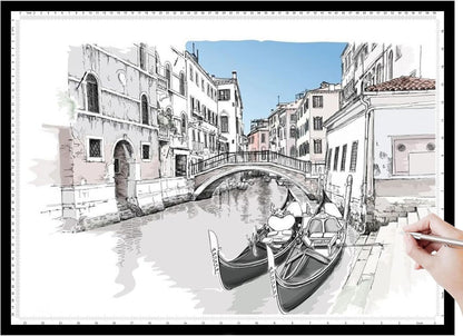 A2 Light Pad - 26"x19", 10000+ LUX Super Bright 10 Levels/Stepless Dimming 3 Colors Art Light Board Extra Large with UL Adapter for Diamond Painting, Tracing, Drawing, Sketching - Aluminum Frame