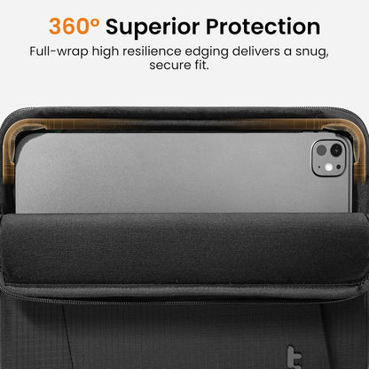 tomtoc Slim & 360° Protective Tablet Sleeve for 11-inch iPad Air & iPad Pro M5/M4/M3, iPad 2025 A16, Water-Resistant Case with CornerArmor