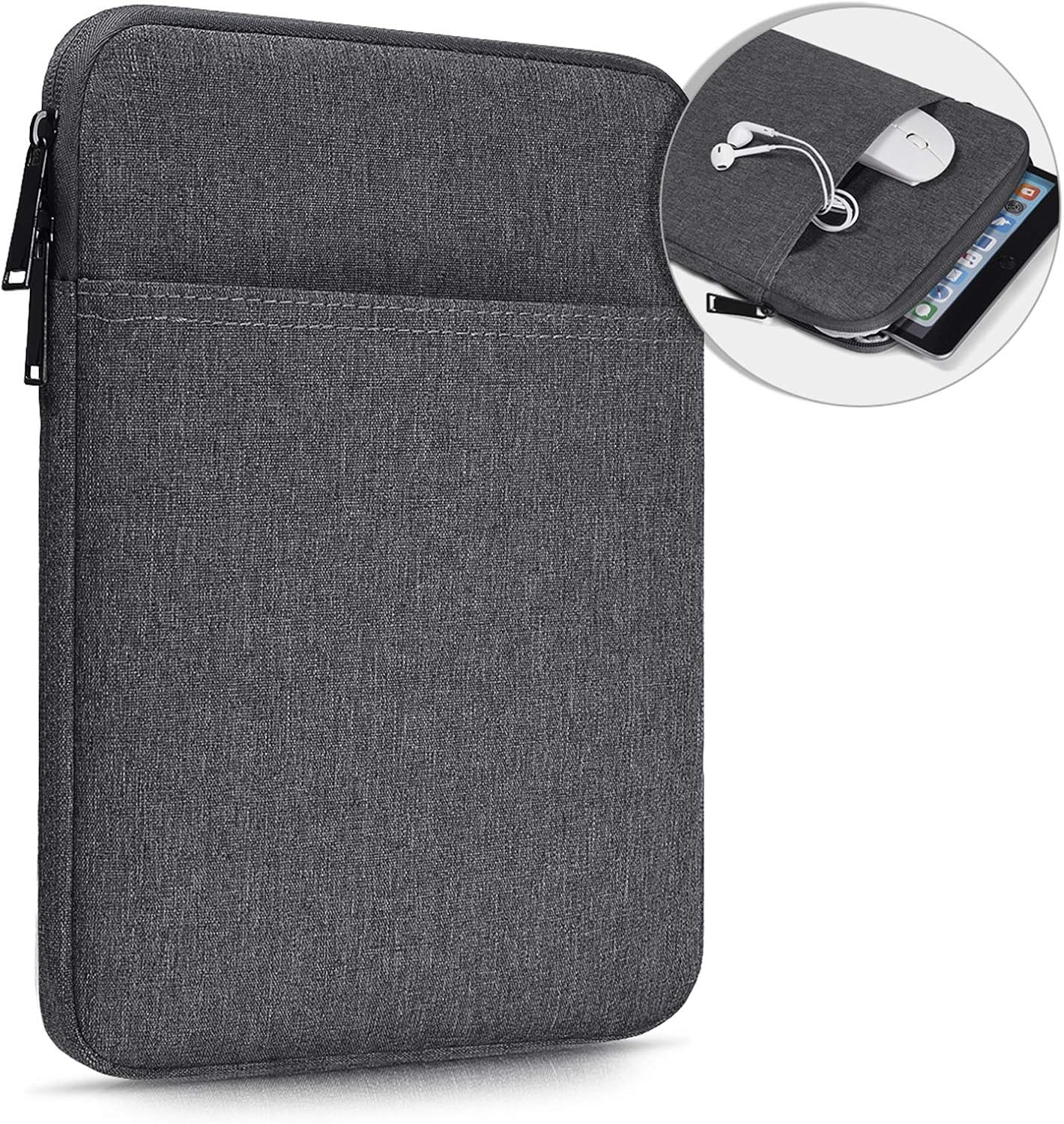 9-11 inch Tablet Sleeve Case for Fire Max 11 Tablet/Kindle Fire HD 10 Plus 10.1", iPad Pro M5 M4 /A16 11-in, iPad Air M2 M3 M4, 10.2 10.5 10.9 iPad Air, Galaxy Tab A9+ Plus, Fit Magic Keyboard -Purple