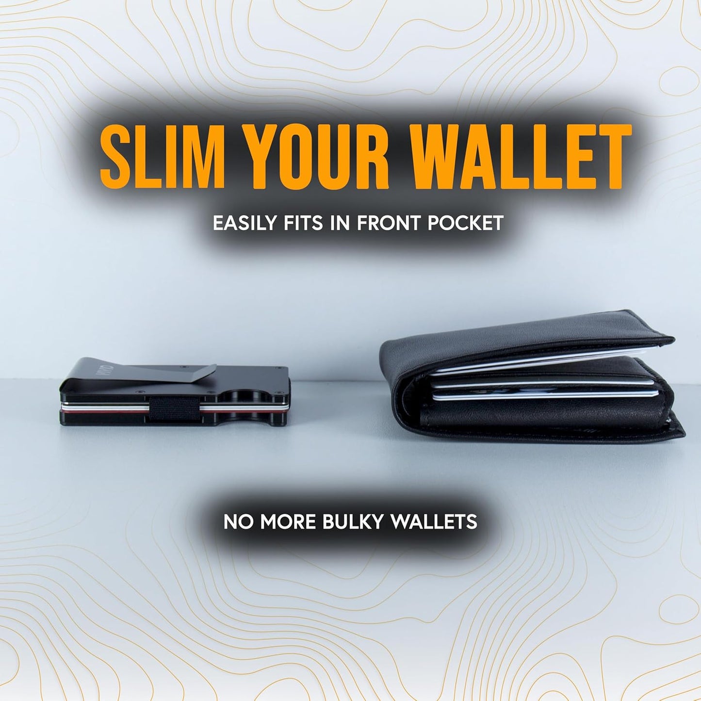 VIVID Carbon Fiber AirTag Wallet for Men - Slim, Modern, RFID Blocking, Scratch Resistant, Credit Card AirTag Holder, Easy Access Cards, Money Clip, Mens Wallet (Carbon Fiber)