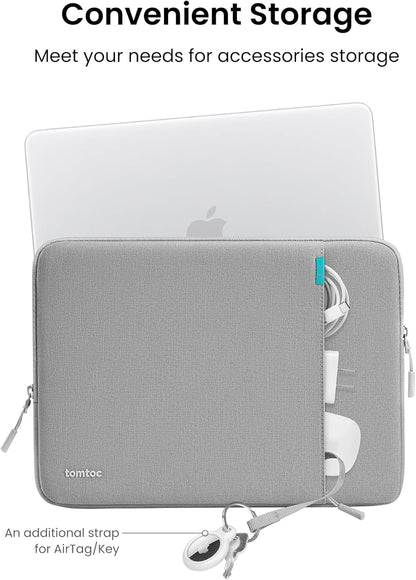 tomtoc 360° Protective Tablet Sleeve for 2026 iPad Air 11-inch (M4/M3/M2), iPad Pro 11-inch (M5/M4/4th/3rd/2nd/1st Gen) with Magic Keyboard/Smart Keyboard Folio, 11" iPad Water-Resistant Tablet Case