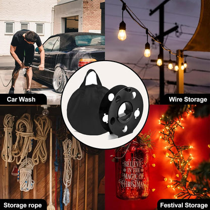 Portable Heavy Duty Cord Storage Reel 1 Pack Easy to Use with Center Rotating Handle 100 Feet for Outdoor Activities