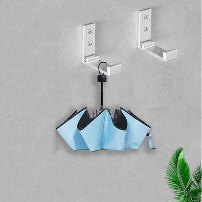 ZEYU Folding Coat Hooks, 5Pcs Wall Hooks for Hanging Coat Towel Hooks Hardware Heavy Duty Aluminum Alloy Headphone Holder No Rust Wall Mounted with Screws for Bags Fitness Equipment