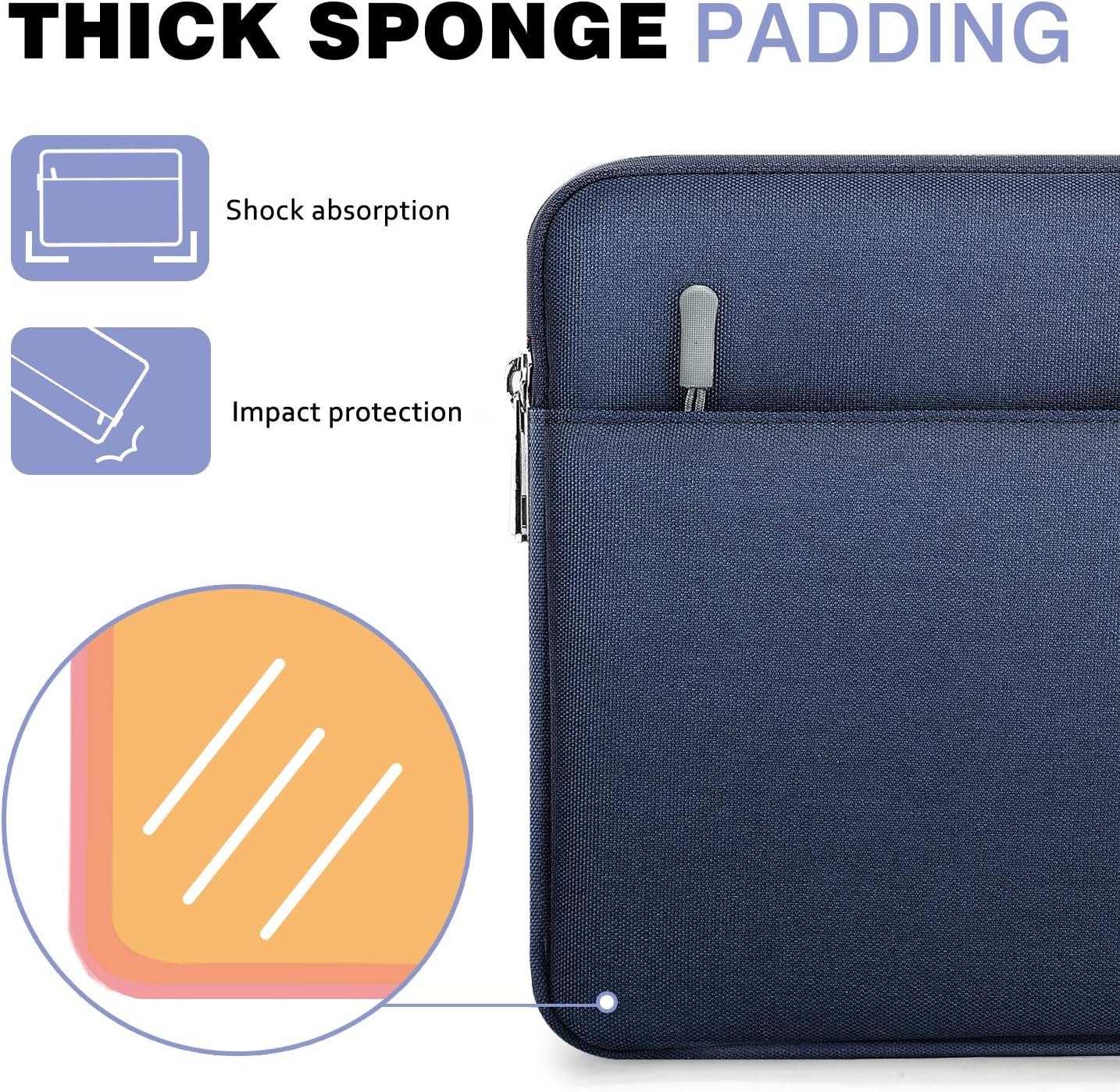 MoKo 9-11 Inch Tablet Sleeve Bag Carrying Case Fits iPad Pro 11 M5/Air M3, iPad A16 2025, i-Pad 10th 10.9, i-Pad 9/8/7th Gen 10.2, iPadAir 5/4th 10.9, Tab S8 11"/Tab A 10.1,Cloudy Pink