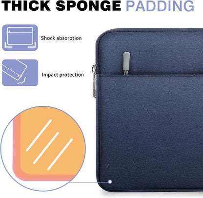 MoKo 9-11 Inch Tablet Sleeve Bag Carrying Case Fits iPad Pro 11 M5/Air M3, iPad A16 2025, i-Pad 10th 10.9, i-Pad 9/8/7th Gen 10.2, iPadAir 5/4th 10.9, Tab S8 11"/Tab A 10.1,Cloudy Pink