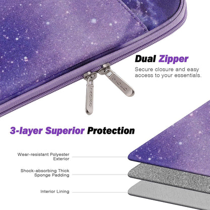 MoKo 9-11 Inch Tablet Sleeve Case, Fits New 11inch iPad Air M4/Pro M5, iPad A16 11", i-Pad 10/9/8/7th/Air 5/4th 10.9"/10.2", Tab S9/S8 11", Protective Bag Carrying Case with Pocket, Dark Gray