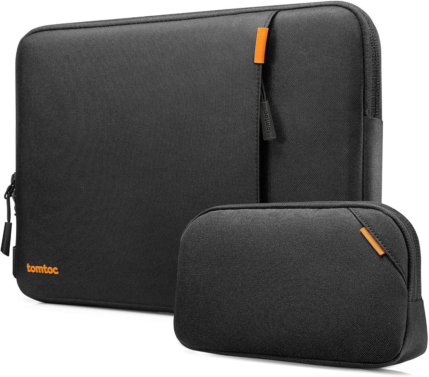 tomtoc 360 Protective Laptop Sleeve Set for 14-inch MacBook Pro M5 Pro/Max (2026) A3426 A3427 A3434 M4/M3/M2/M1 A3112 A3401 A3185, Water-Resistant Lapop Case Bag with Accessory Pouch for Dell XPS 14