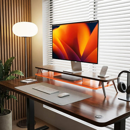 Fenge Desk Pad Mat, Water Resistant Mouse Pad, Double-Sided Mouse Mat with Anti-Slip Cork Base, Faux Leather Desk Blotter for Home Office, Laptop, Mouse, 23.6 x 13.8 Inches, Black