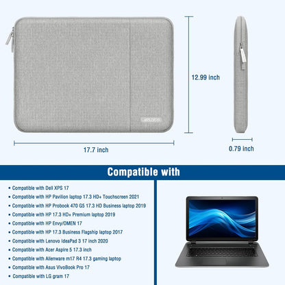 MOSISO Laptop Case 13.3 inch, 13-13.3 inch Laptop Sleeve Compatible with MacBook Air/Pro 13/Pro 14 M5 M4 M3 M2 M1, HP Dell ASUS Lenovo,Polyester Vertical Computer Sleeve Bag with Pocket, Antique Green - Colors B