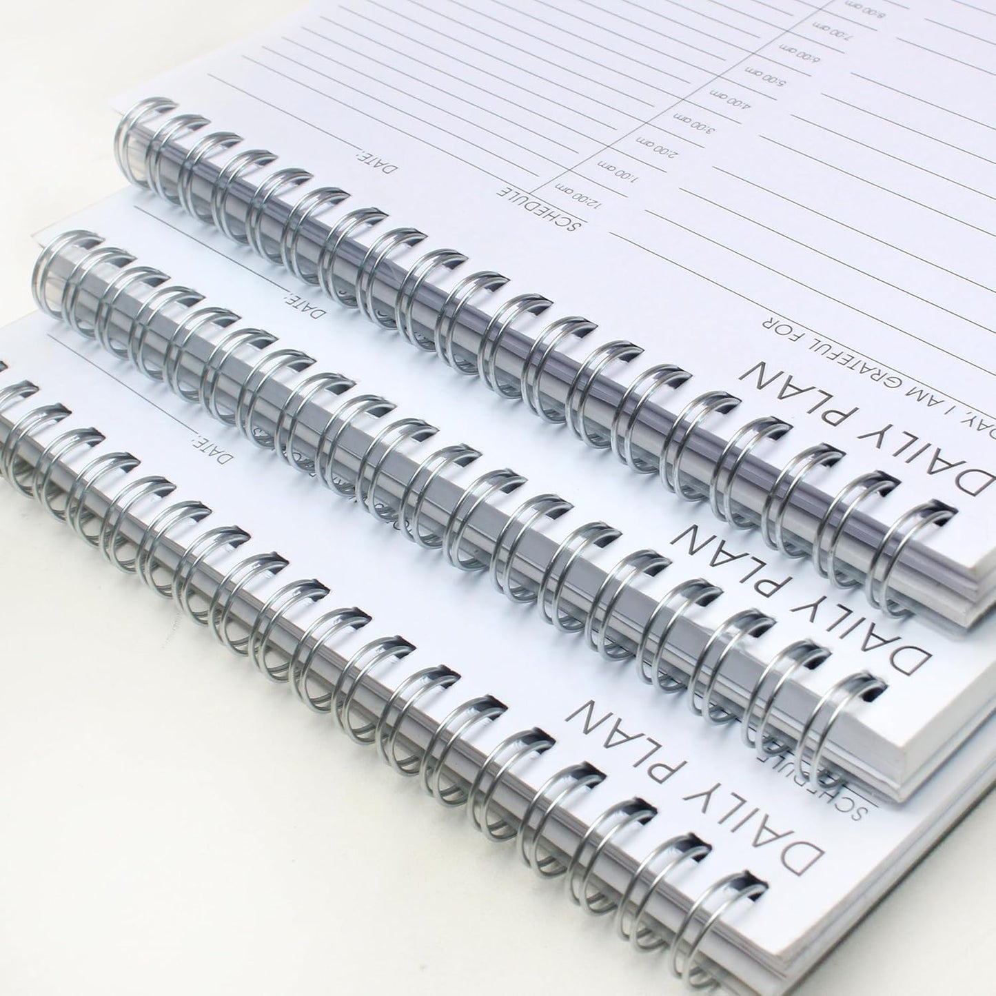 To Do List Notepad 3 Pack, Undated Daily Planner Notepad With To Do List Notebook Checklist Planner Spiral Waterproof Notepad for Office Supplies, School Planner, 52 Sheets/Pack, 5.5"*8.3" A5 Size