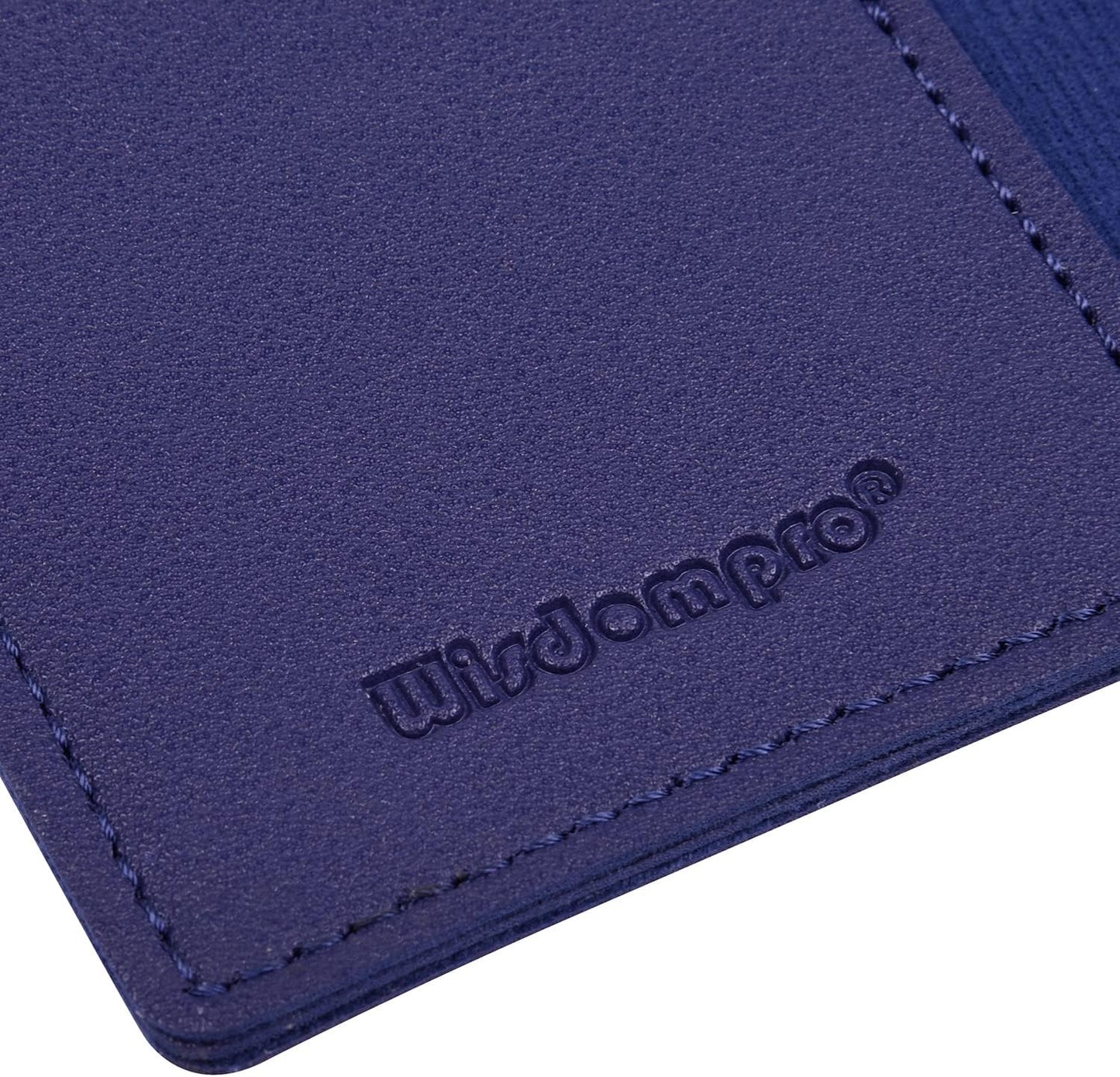 Wisdompro Journal Cover, 2 Pack PU Leather Notebook Cover for Field Notes, or other 3.5" x 5.5" Pocket Notebooks - Black