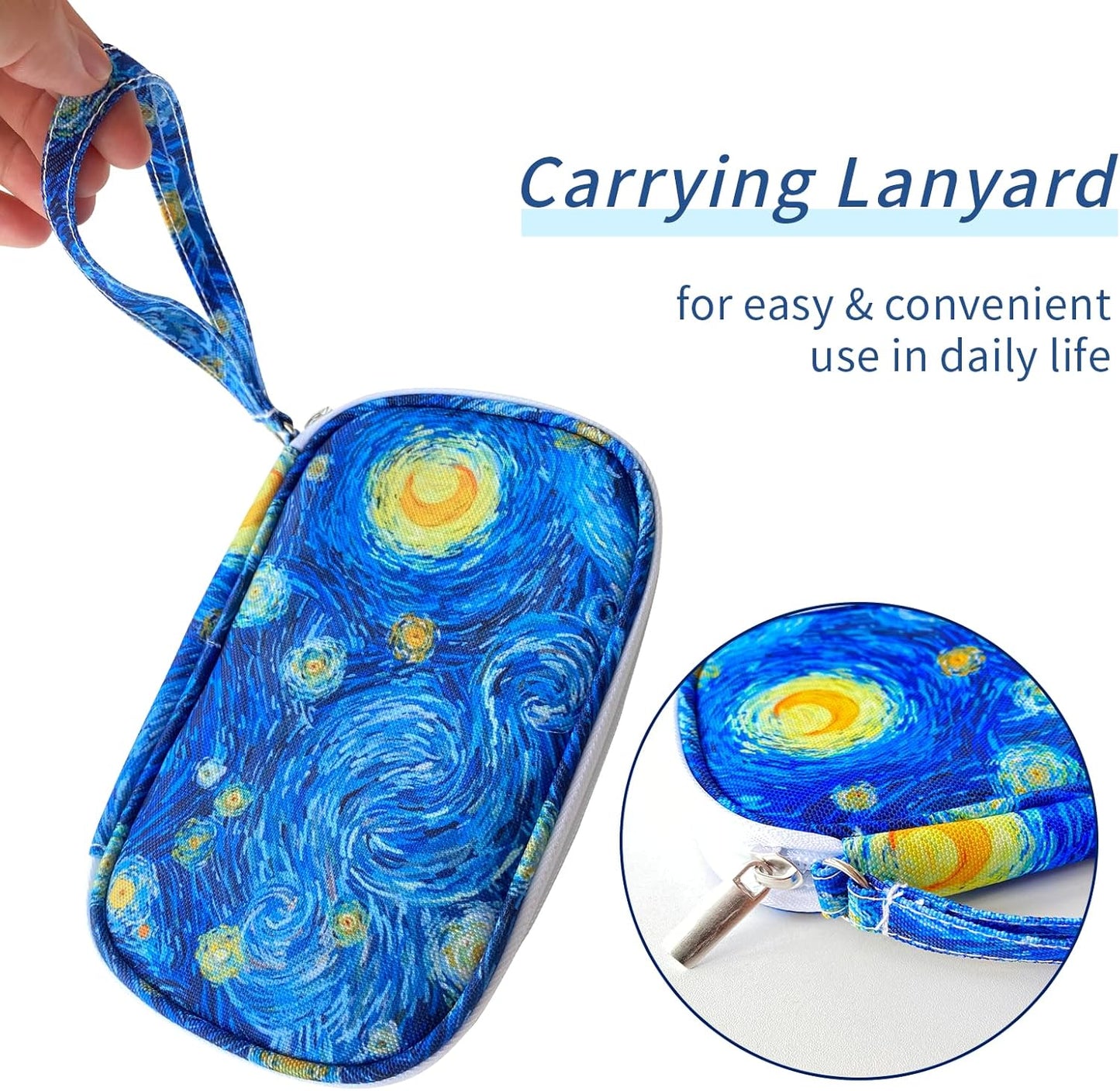 Electronics Organizer Travel Case, Cable Organizer Travel Essentials Tech Pouch,Suitable for Charger, Cable, Phone，Flash Drive,Bohemian leaves