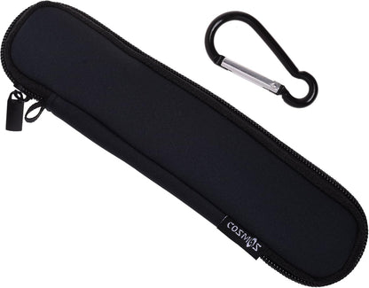 Cosmos Black Color EVA Hard Shell Stylus Pen Pencil Case Holder Compatible with Apple Pencil, Wacom Stylus Executive Fountain Pen, Ballpoint Pen, Stylus Touch Pen