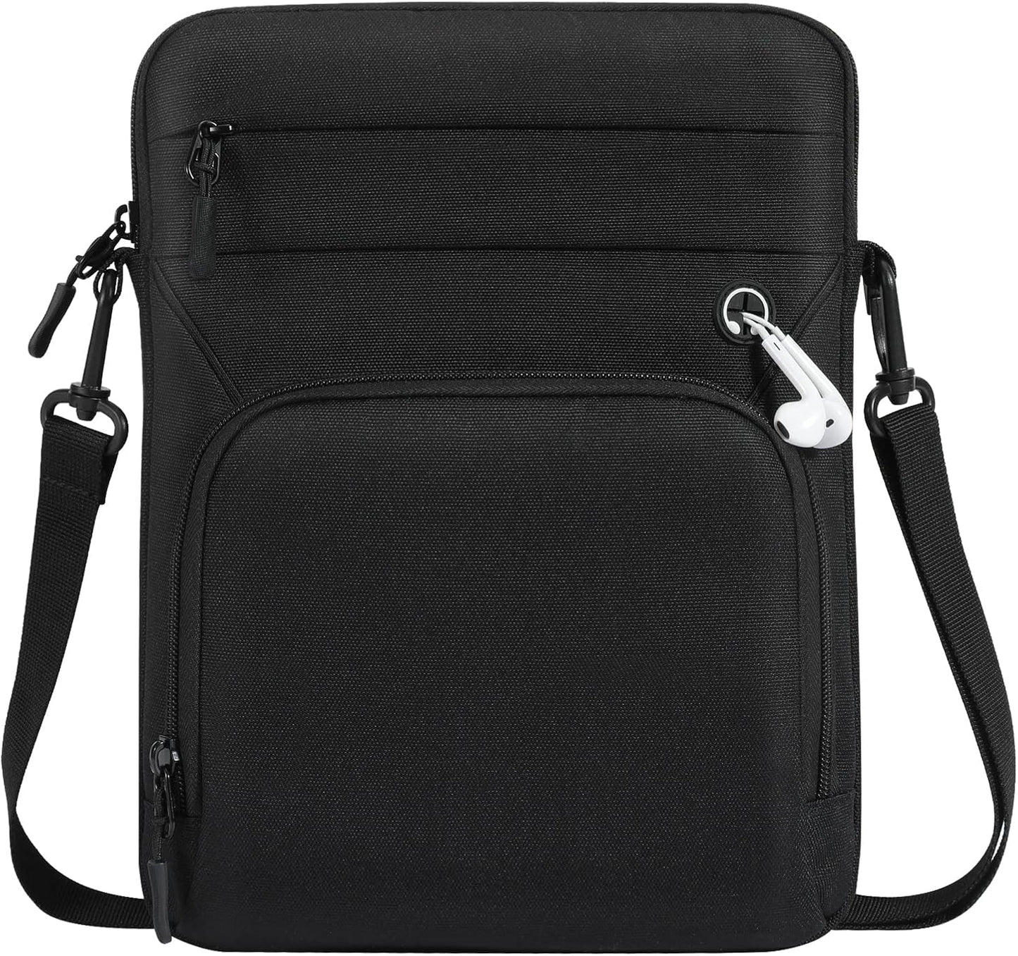 Dadanism 9-11 Inch Tablet Sleeve Bag with Shoulder Strap for iPad (A16) 11", iPad Air M4 Pro M5 11", i-Pad 10th Gen 10.9", i-Pad 9/8/7th Gen 10.2", Galaxy Tab A11+ Plus 11", reMarkable 2 10.3", Black