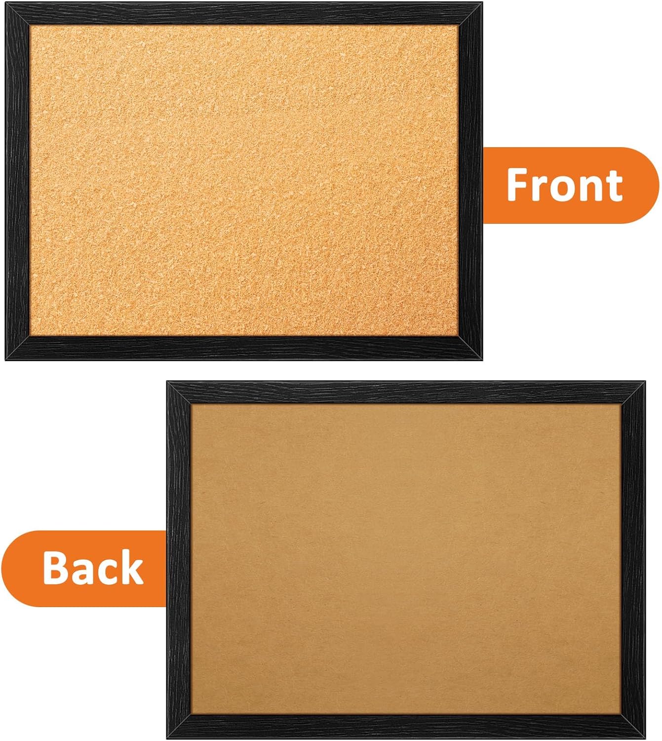 tutata Enamel Pin Display Board, 16'' x 12'' Pin Display Frame, Lapel Pin Holder, Wall Mounted Cork Board for Brooch Pin Storage