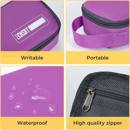 ECHSRT Large Pencil Case, Aesthetic Pen Pouch with Big Capacity, Minimalist Portable Stationery Bag with Handle for Office Organizer Aesthetic Pencil Cases