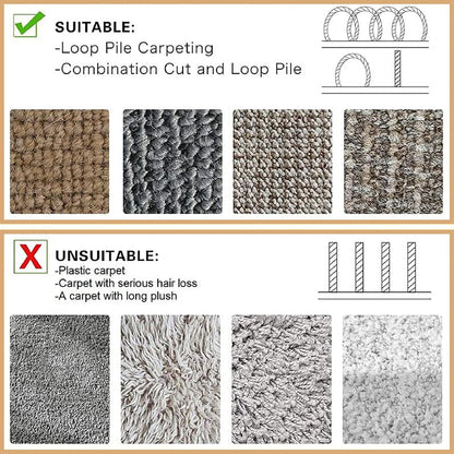 WILLBOND Carpet Cord Cover Cable Protector Floor Cover Cable Protector Management Only for Commercial Office Carpet(19.69 ft,Black)