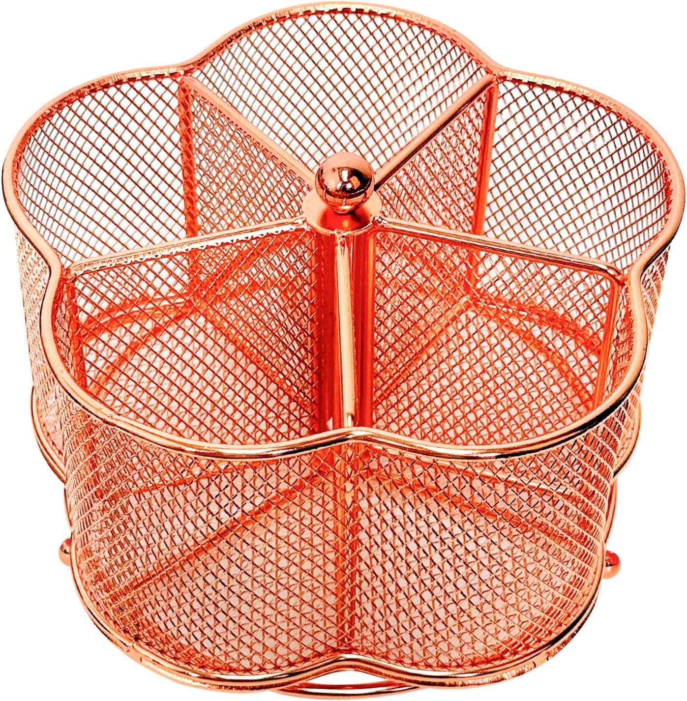 360 Degree Rotate Pen Holder for Desk Mesh Desk Pen Organizer Pencil Holder Large Capacity Accessories & Workspace Organizers for School,Home (Black, No hook)