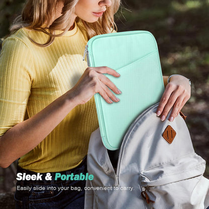 MoKo 9-11 Inch Tablet Sleeve Case, Fits New 11inch iPad Air M4/Pro M5, iPad A16 11", i-Pad 10/9/8/7th/Air 5/4th 10.9"/10.2", Tab S9/S8 11", Protective Bag Carrying Case with Pocket, Dark Gray