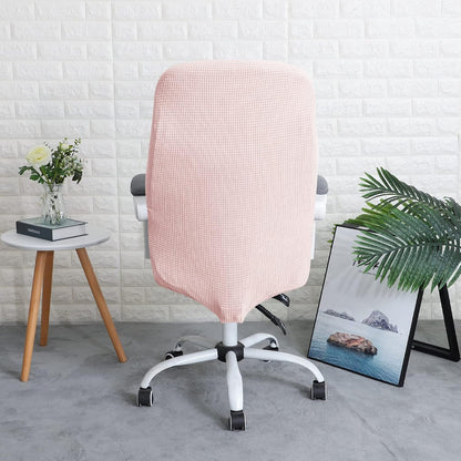 FORCHEER Office Chair Armrest Covers 12-15 Inch Velvet Elastic Black Arm Rest Covers for Desk Computer Chairs Washable