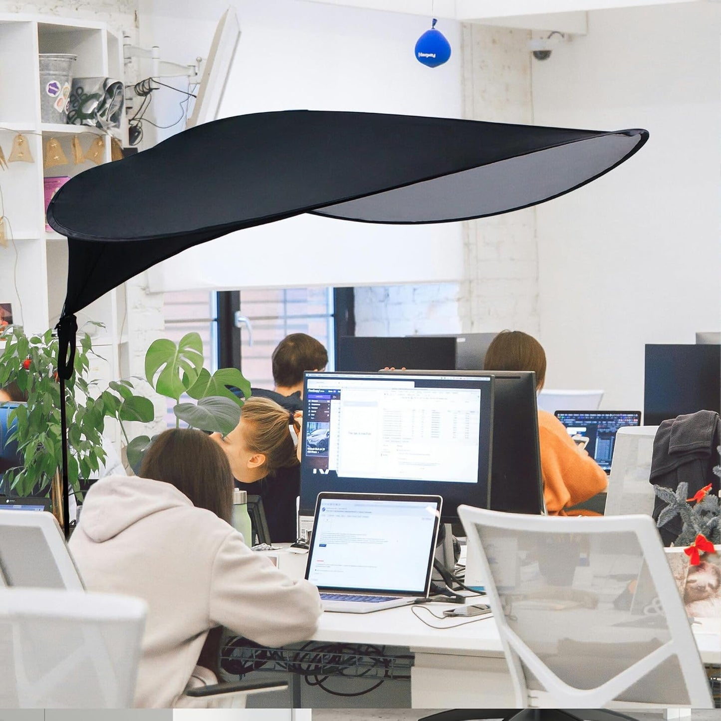Comastbo Office Desk Window Glare Shade, Privacy for Office, Monitor Glare Protector,Desk Shade to Block Front Side Light