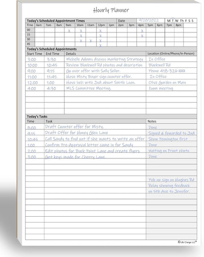 TO DO List Planner Notepad, 60 Page Planning Pad. Undated ToDo Checklist w/Priority & Note Sections. Organize & Track Projects, Clients or Daily Tasks. 8.5 X 11, A4 Tear Sheets.