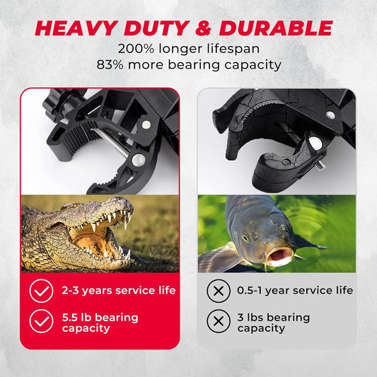 KEMIMOTO ATV Cup Holder, Upgraded Motorcycle Drink Holder Handlebar, Water Bottle Holder Mount with 0.6”-1.56” Metal Clamp for Scooter Bike Boat Stroller Wheelchair Golf Push Cart Tractor (1)