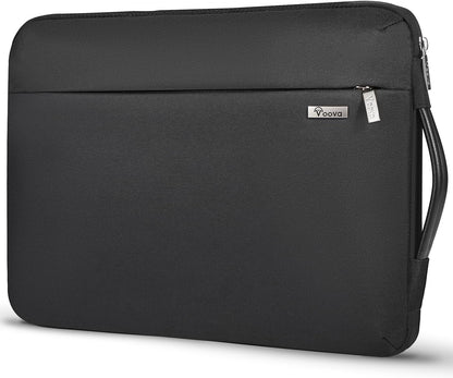 Voova Laptop Sleeve Case 15.6 16 Inch with Handle, 360° Protective Waterproof Slim Computer Bag Cover Compatible with MacBook Pro M2/M3/M4 16, HP Acer Lenovo Yoga ThinkPad Asus Laptop, Grey