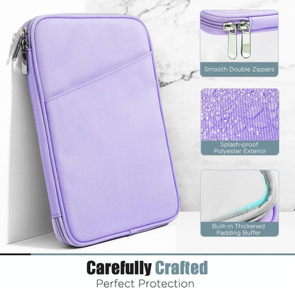 TiMOVO 9-11" Tablet Sleeve Bag for iPad 11-inch A16 2025, iPad 10.9"/10.2"| Air 11 Inch/5th/4th Gen. 10.9", Galaxy Tab A9+/A11Plus 11", Protective Bag with Pocket, Black