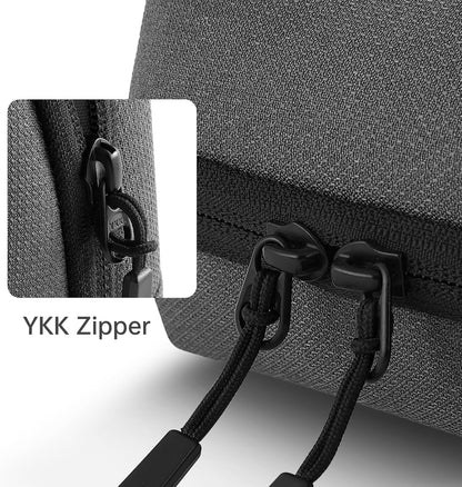simtoper Small Electronics Organizer Travel Case – Slim Travel Cable Pouch for Small Tech Accessories, Cords, Chargers, Earbuds – Lightweight Mini Tech Bag for Backpack, Business, Travel (Blue)