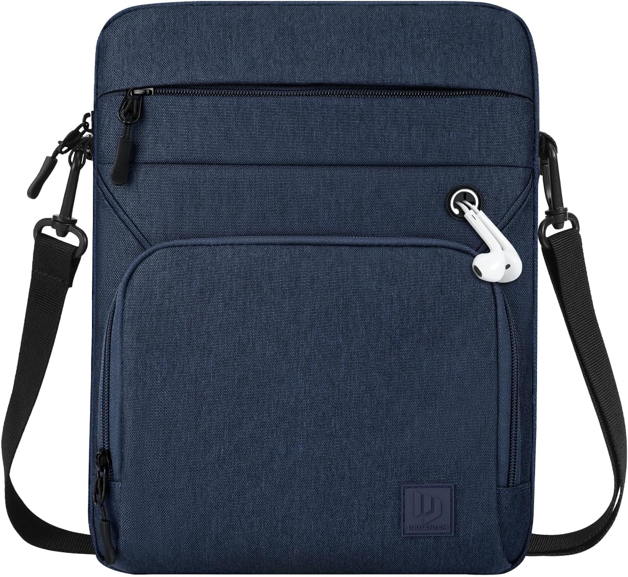 Dadanism 9-11 Inch Tablet Sleeve Bag with Shoulder Strap for iPad (A16) 11", iPad Air M4 Pro M5 11", i-Pad 10th Gen 10.9", i-Pad 9/8/7th Gen 10.2", Galaxy Tab A11+ Plus 11", reMarkable 2 10.3", Black