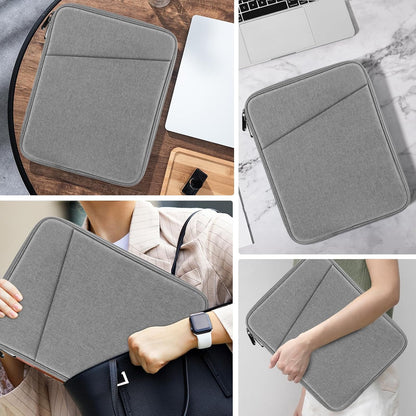 MoKo 9-11 Inch Tablet Sleeve Case, Fits New 11inch iPad Air M4/Pro M5, iPad A16 11", i-Pad 10/9/8/7th/Air 5/4th 10.9"/10.2", Tab S9/S8 11", Protective Bag Carrying Case with Pocket, Dark Gray