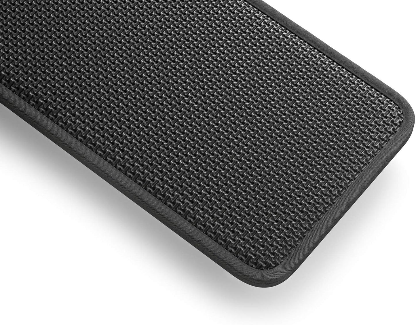 Glorious Wrist Pad/Rest - Compact - Black - Mechanical Keyboards, Stitched Edges, Ergonomic | 12x4 inches | 25mm/1in Thick (GWR-75) Compact (Black)