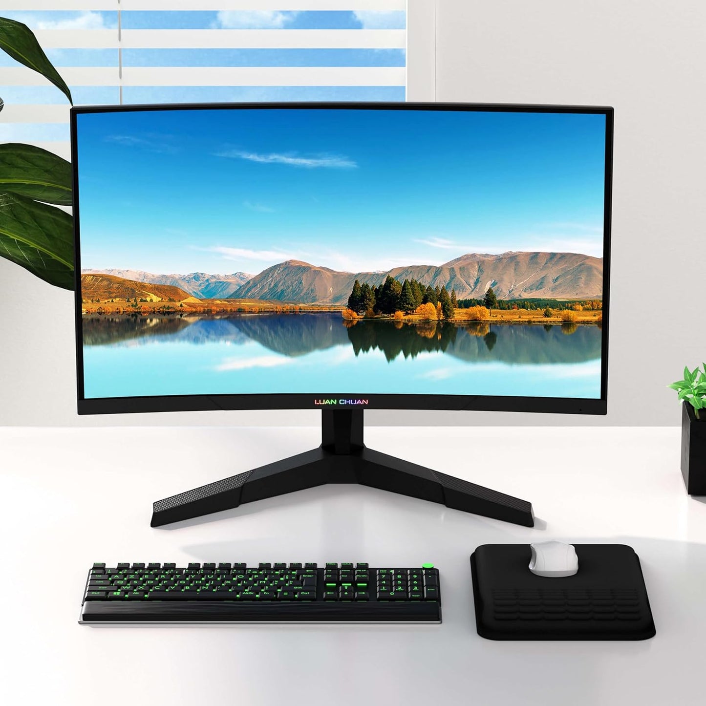 MEKASS Ergonomic Mouse Pad with Wrist Rest, Mouse Pad with Wrist Support for Pain Relief, Memory Foam Mousepad with Massage Design, Non-Slip PU Base for Office, Home, Desk (Classic Black)