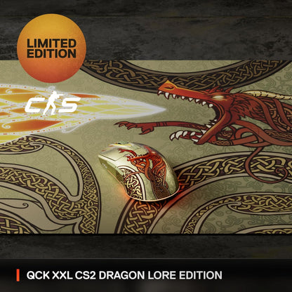 SteelSeries QcK Gaming Mouse Pad - XXL Cloth - Peak Tracking and Stability - Esports Mousepad - Never-Slip - Full Desk Coverage