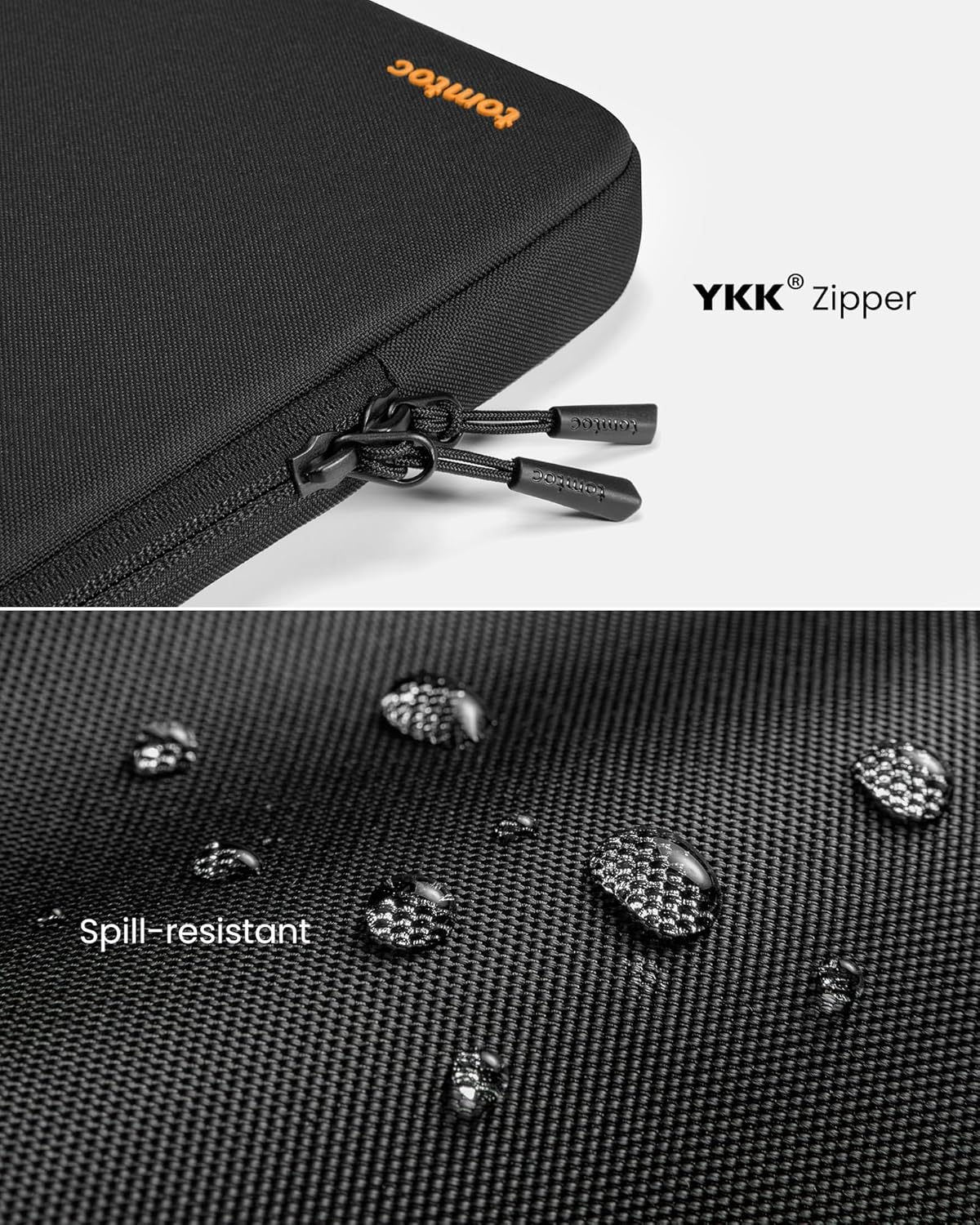 tomtoc 360 Protective Laptop Sleeve Set for 14-inch MacBook Pro M5 Pro/Max (2026) A3426 A3427 A3434 M4/M3/M2/M1 A3112 A3401 A3185, Water-Resistant Lapop Case Bag with Accessory Pouch for Dell XPS 14