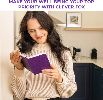 Clever Fox Fitness & Food Journal – Nutrition & Workout Planner for Women & Men – Diet & Gym Exercise Log Book with Calendars, Diet & Training Trackers - Undated, A5 Size, Hardcover (Forest Green)