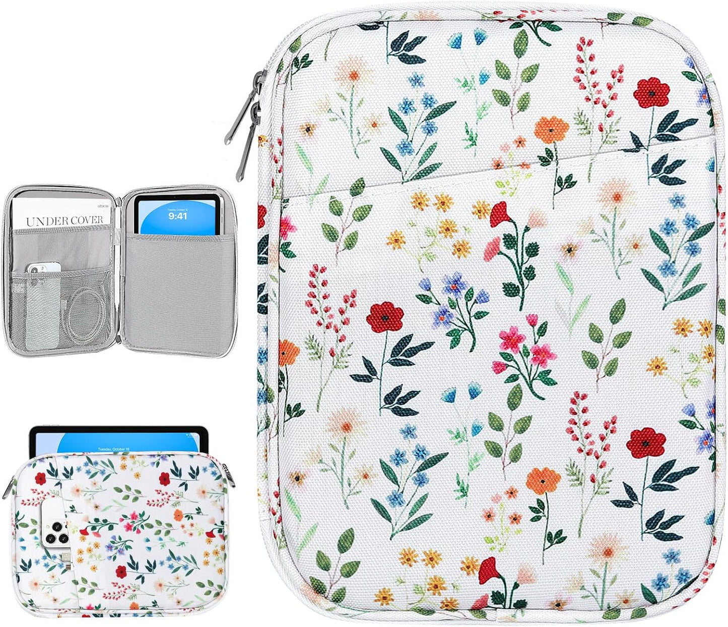 Dadanism 9-11" Tablet Sleeve Bag Carrying Case for iPad (A16) 11th Gen 11", iPad 10th Gen 10.9" Air 5/4, iPad Air M4/Pro 11", iPad 9/8/7th, Galaxy Tab A11+ Plus 11", Remarkable 2 10.3", Black