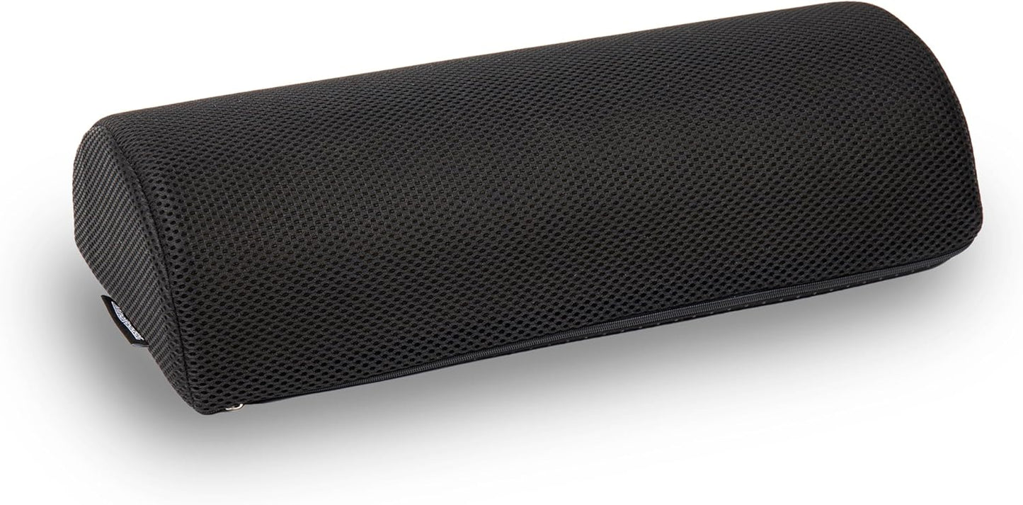 Mind Reader Air-Cloud Memory Foam Under Desk Footrest, Ergonomic Support for Back, Hip, Legs, Knees & Feet, Adjustable Height, Memory Foam, Black