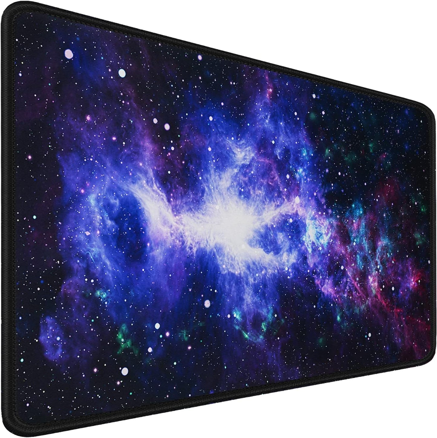 Large Gaming Mouse Pad, 31.5x15.7 inch Large Extended Computer Keyboard Mouse Mat, Water Resist Non-Slip Mousepad Rubber Base Long XXL Desk Mouse Pad for Work & Gaming, Office & Home, Black
