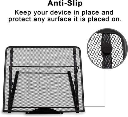 Fayet Large Version Adjustable Light Pad Stand, 12 Angle Points Skidding Prevented Holder for XP-Pen Artist, Compatible with 10" ~ 17" Notebooks, Drawing Monitor/Huion A2 A3 Light Board