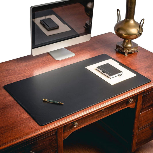 Dacasso Leather Desk Pad Without Side Rails