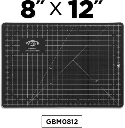 ALVIN GBM Self-Healing Cutting Mat 48 x 96 inch | Double-Sided Green/Black | 5-Layer Gridded Surface for Arts, Crafts and Sewing - Model GBM4896