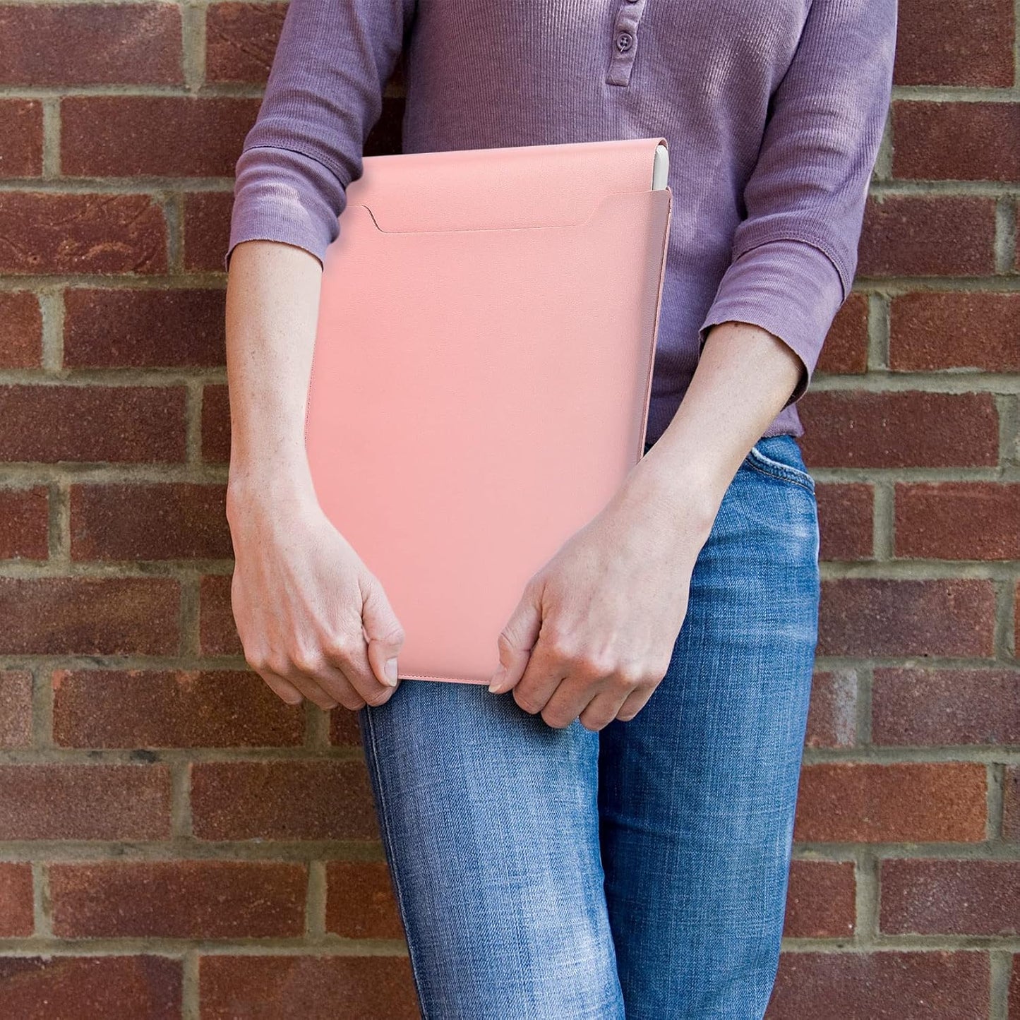 13.3-14" Laptop Sleeve, Blue, Compatible with Laptops 13.3"-14", Protects from Scratches, Water Damage, Multi-Functional Mouse Pad