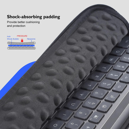 imComor Keyboard Sleeve Case for Logitech MX Keys Mini Minimalist Illuminated Keyboard, Wireless Travel Shockproof Protective Neoprene Bag, Black